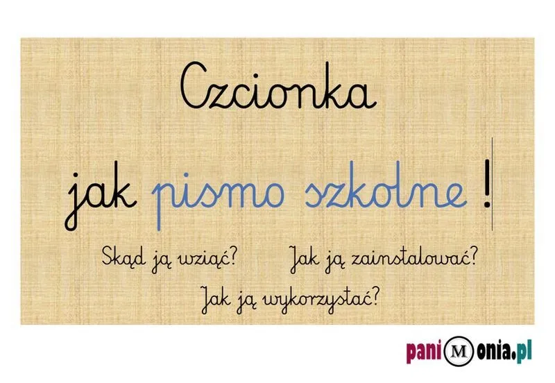 Czcionki inspirowane pismem szkolnym – najlepsze fonty do projektów edukacyjnych