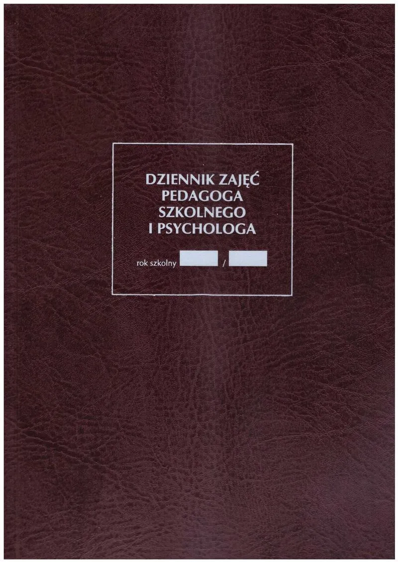 Dziennik pedagoga szkolnego
