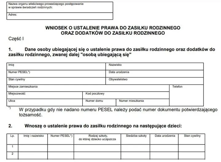 Kryterium dochodowe stypendium szkolnego