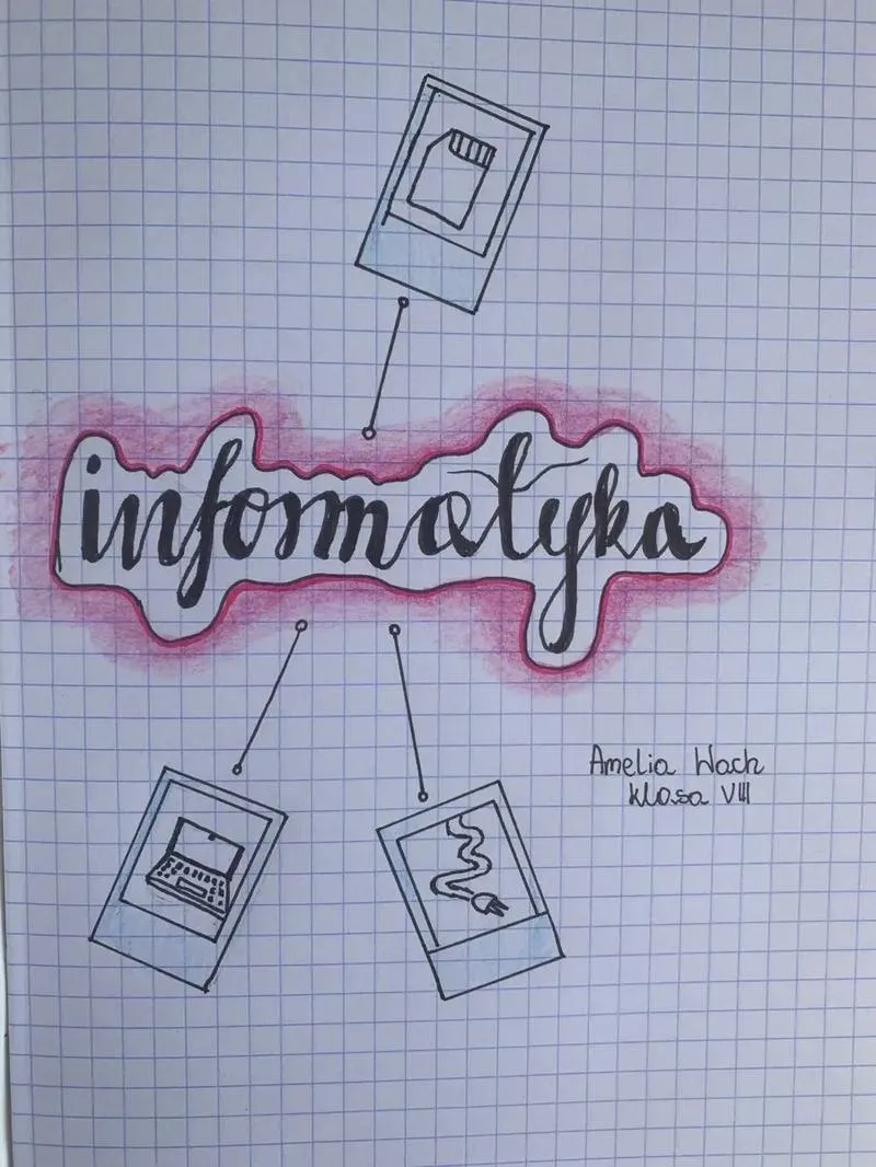 Minimalistyczne dekoracje w zeszycie