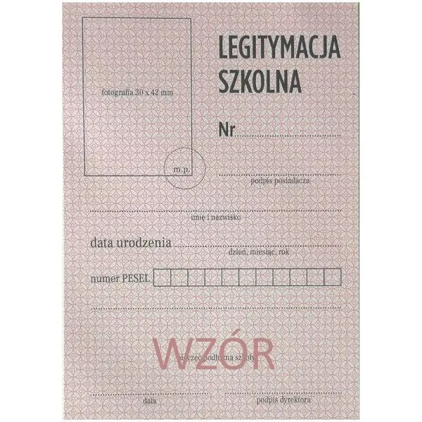Numer legitymacji szkolnej