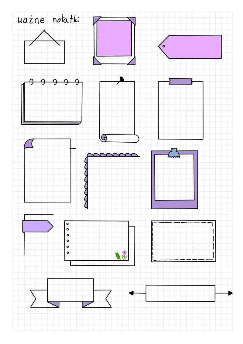 Organizacja notatek i zakładki