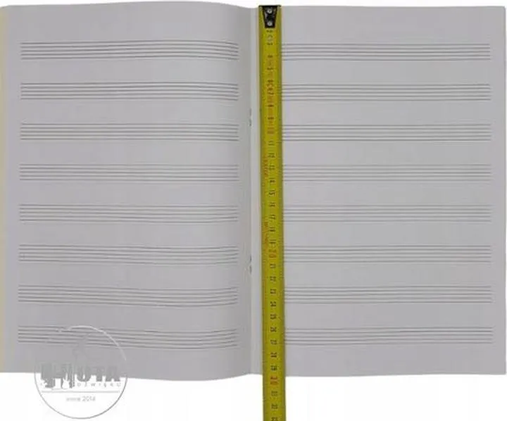 Organizacja zeszytu do nut