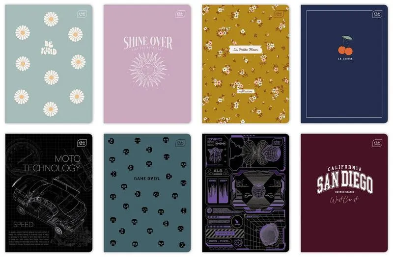 Rodzaje zeszytów A5