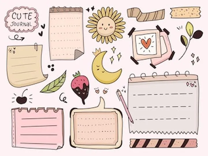 Rysowanie i doodle w notatnikach