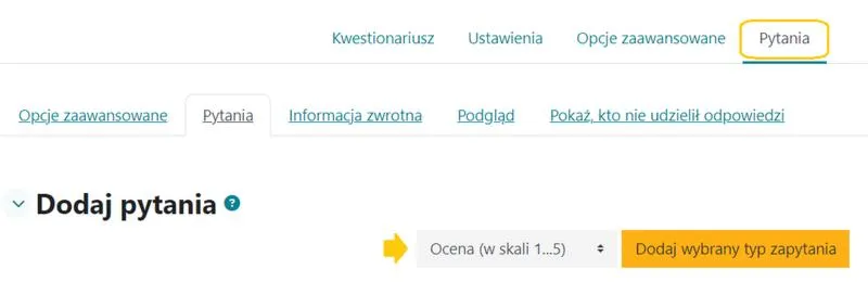 Skala odpowiedzi w ankiecie