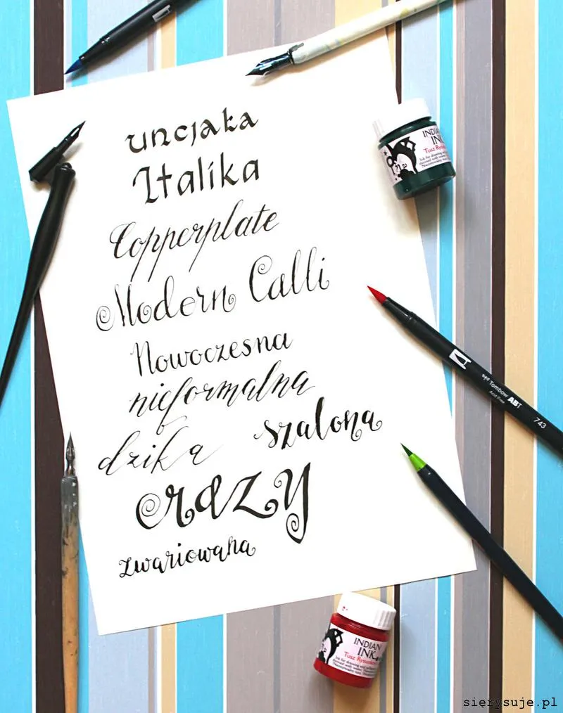 Techniki kaligrafii i ładne pisanie