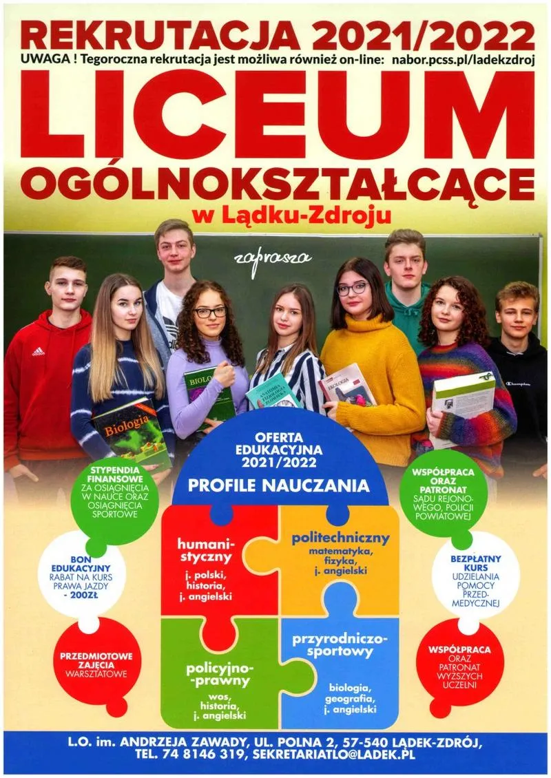 Terminy rekrutacji do liceum