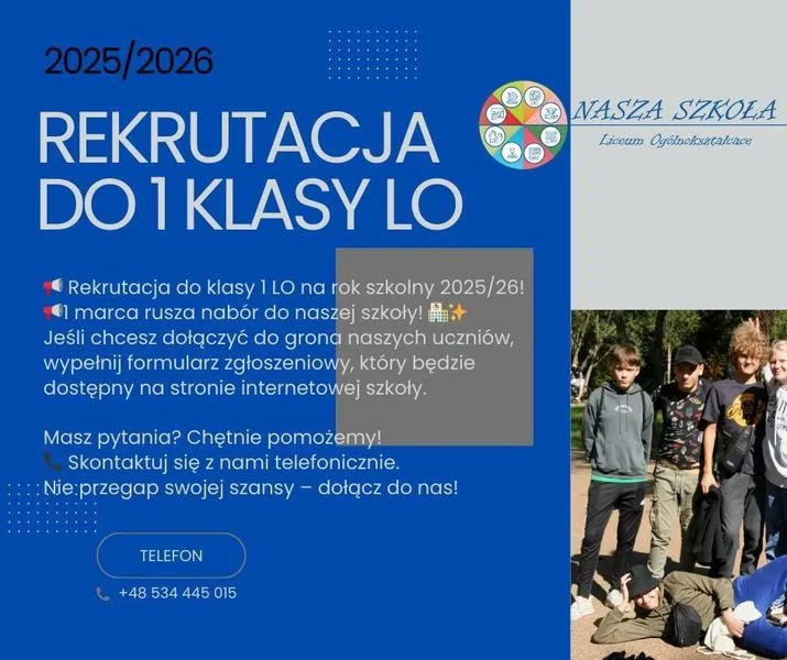 Terminy rekrutacji do szkół średnich
