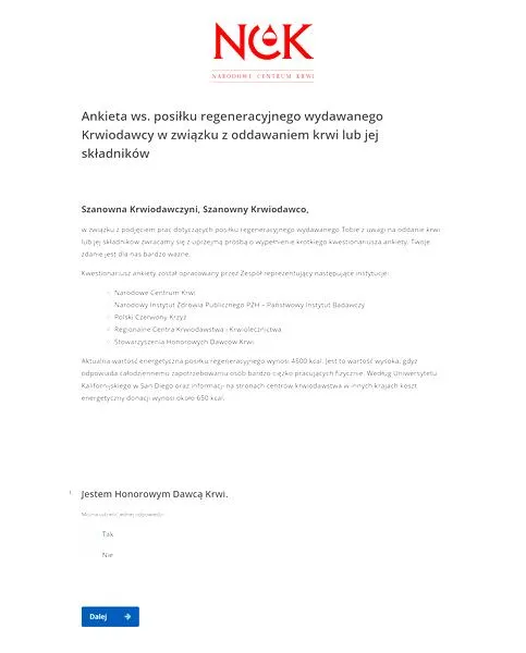 Testowanie ankiety przed publikacją