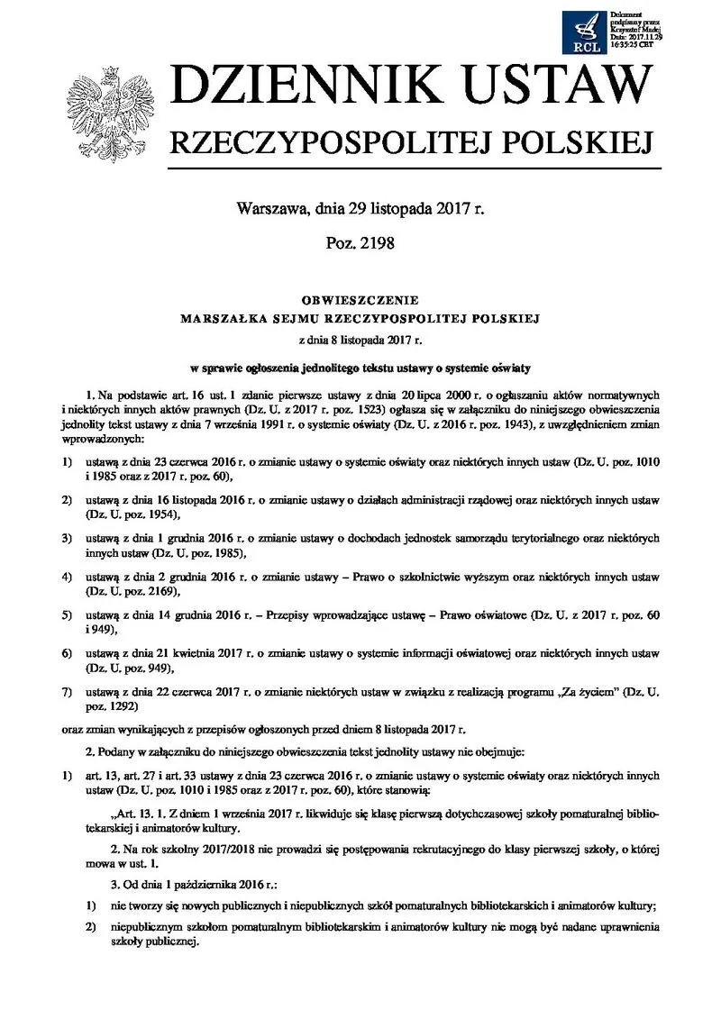 Zmiany w edukacji w Polsce